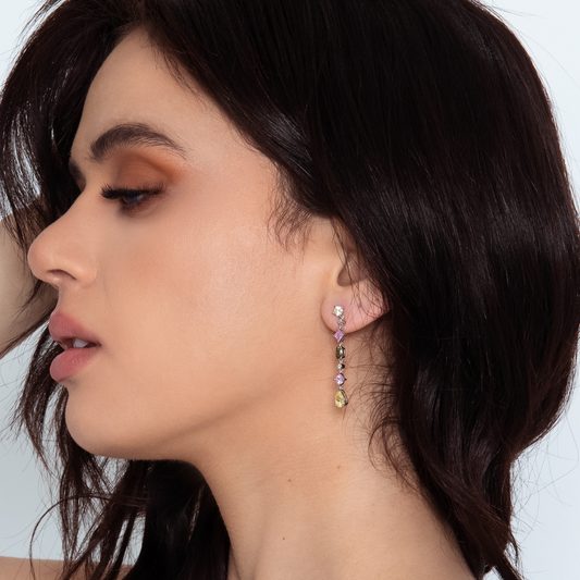 SUMMER SORBET GELATO GLIMMER MULTI COLOURED EARRINGS