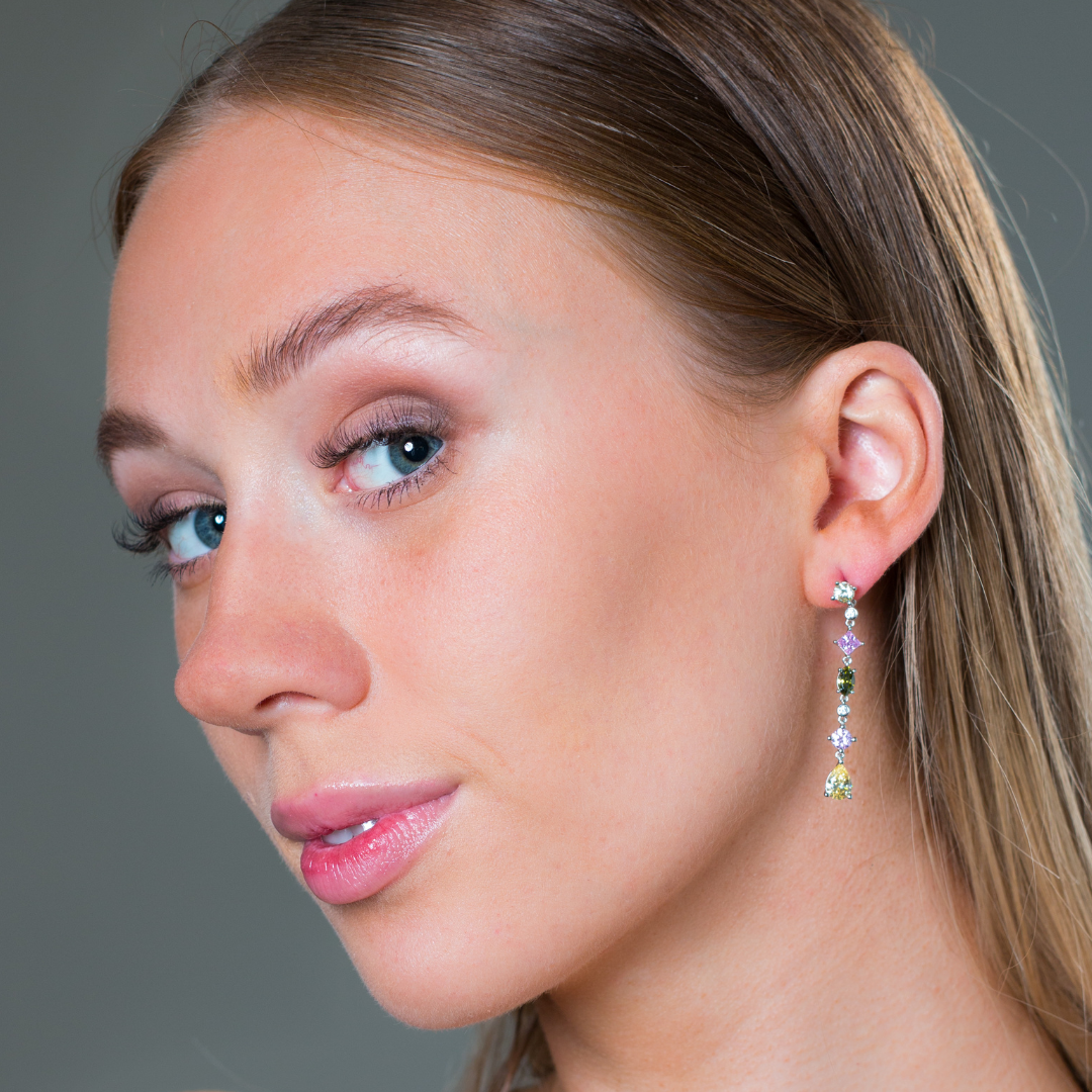 SUMMER SORBET GELATO GLIMMER MULTI COLOURED EARRINGS