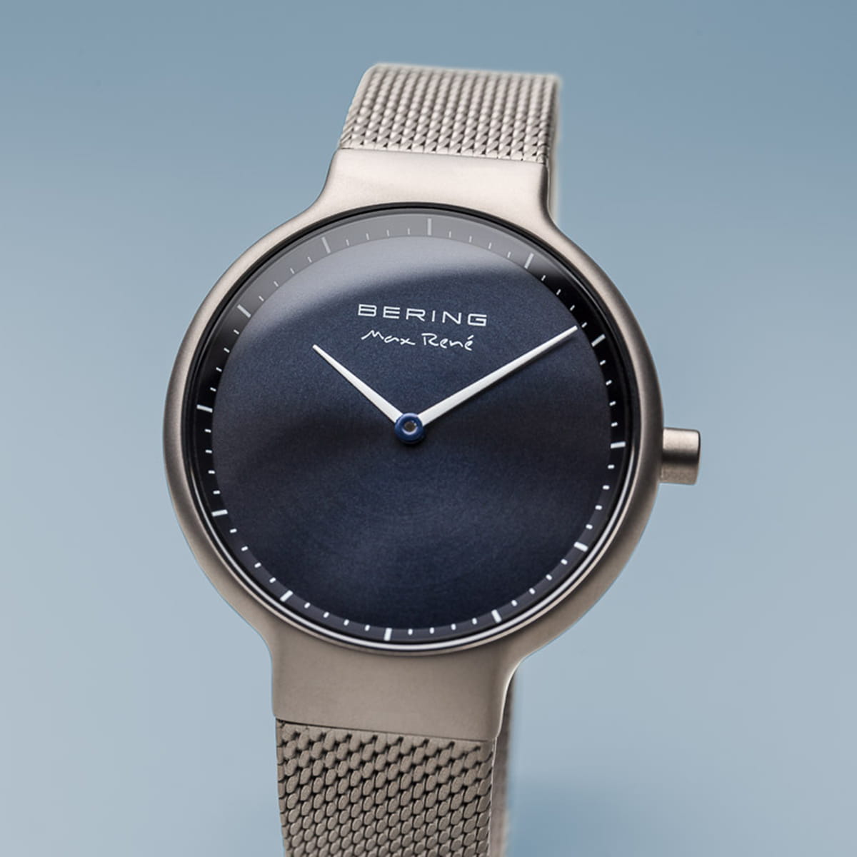Bering Ladies Max René 31mm Grey Milanese Strap Watch