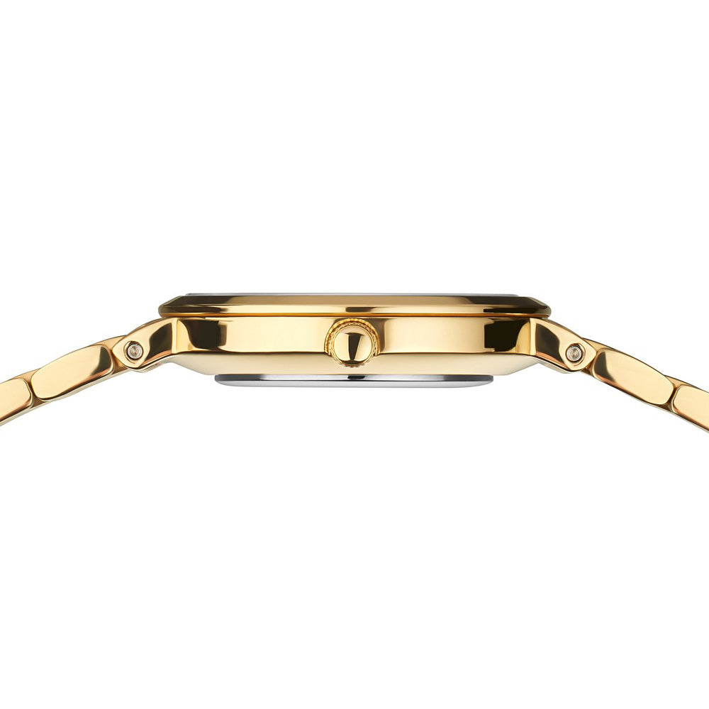 Bering Classic 26mm Polished Gold Strap Watch