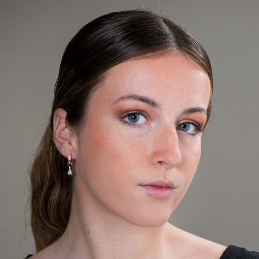 SUMMER SORBET SHERBERT SHIMMER EARRINGS ROSE GOLD