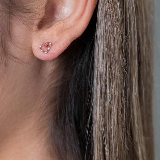 SUMMER SORBET CANDY CUPID EARRINGS ROSE GOLD