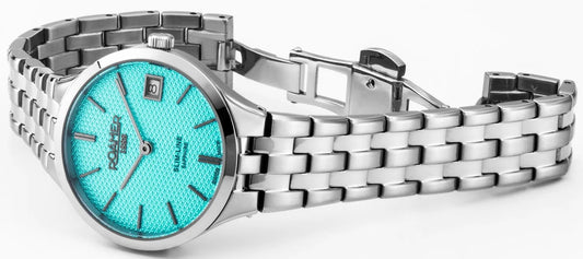 Roamer Slim-Line Ladies Sky Blue Watch