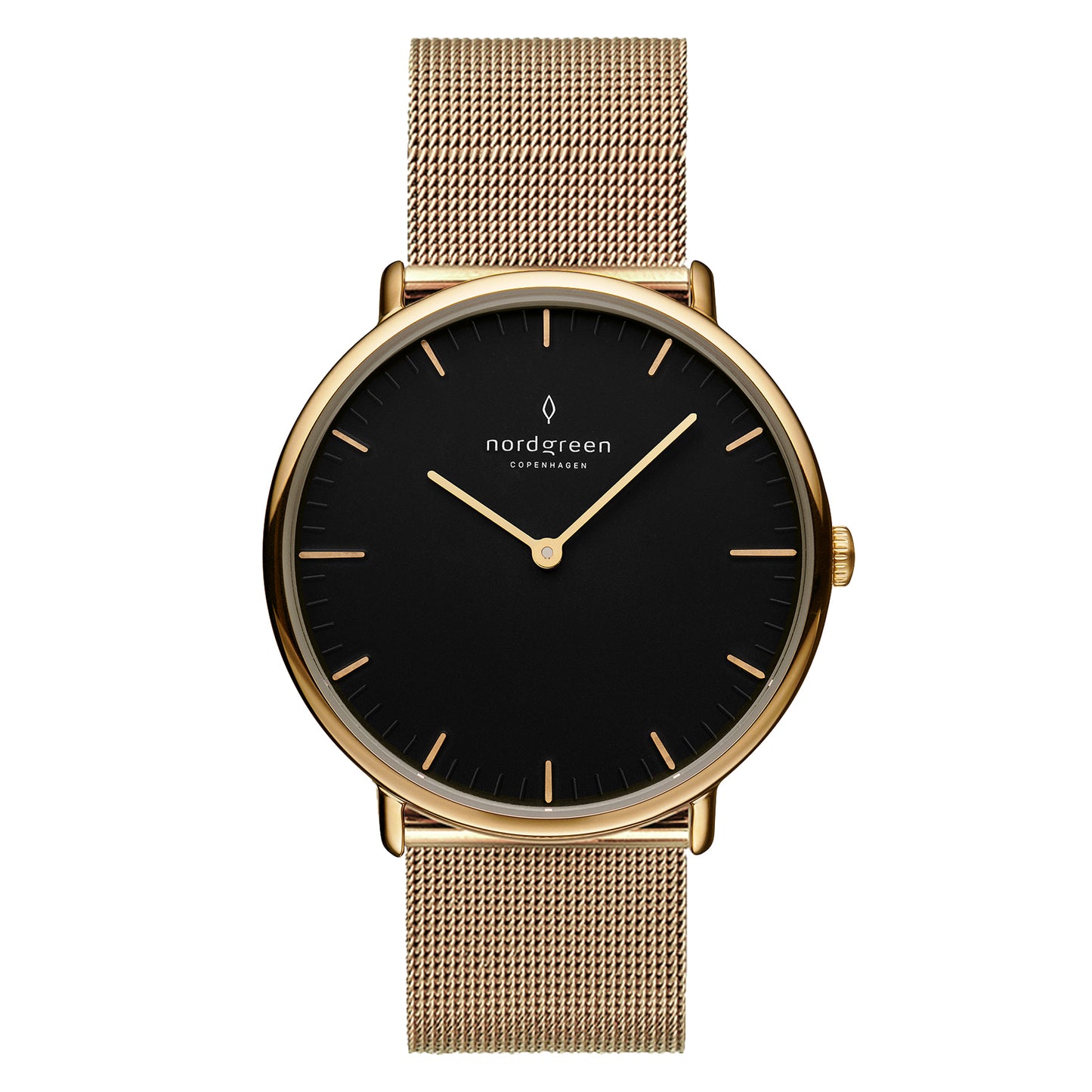 Nordgreen Native 32mm Gold Milanese Mesh Watch