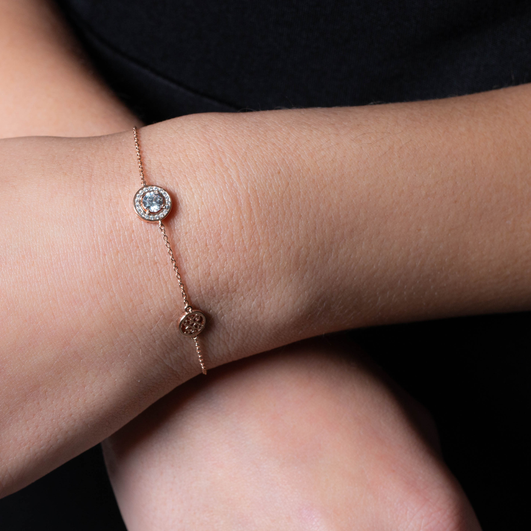 SIGNATURE MEMENTO BRACELET ROSE GOLD