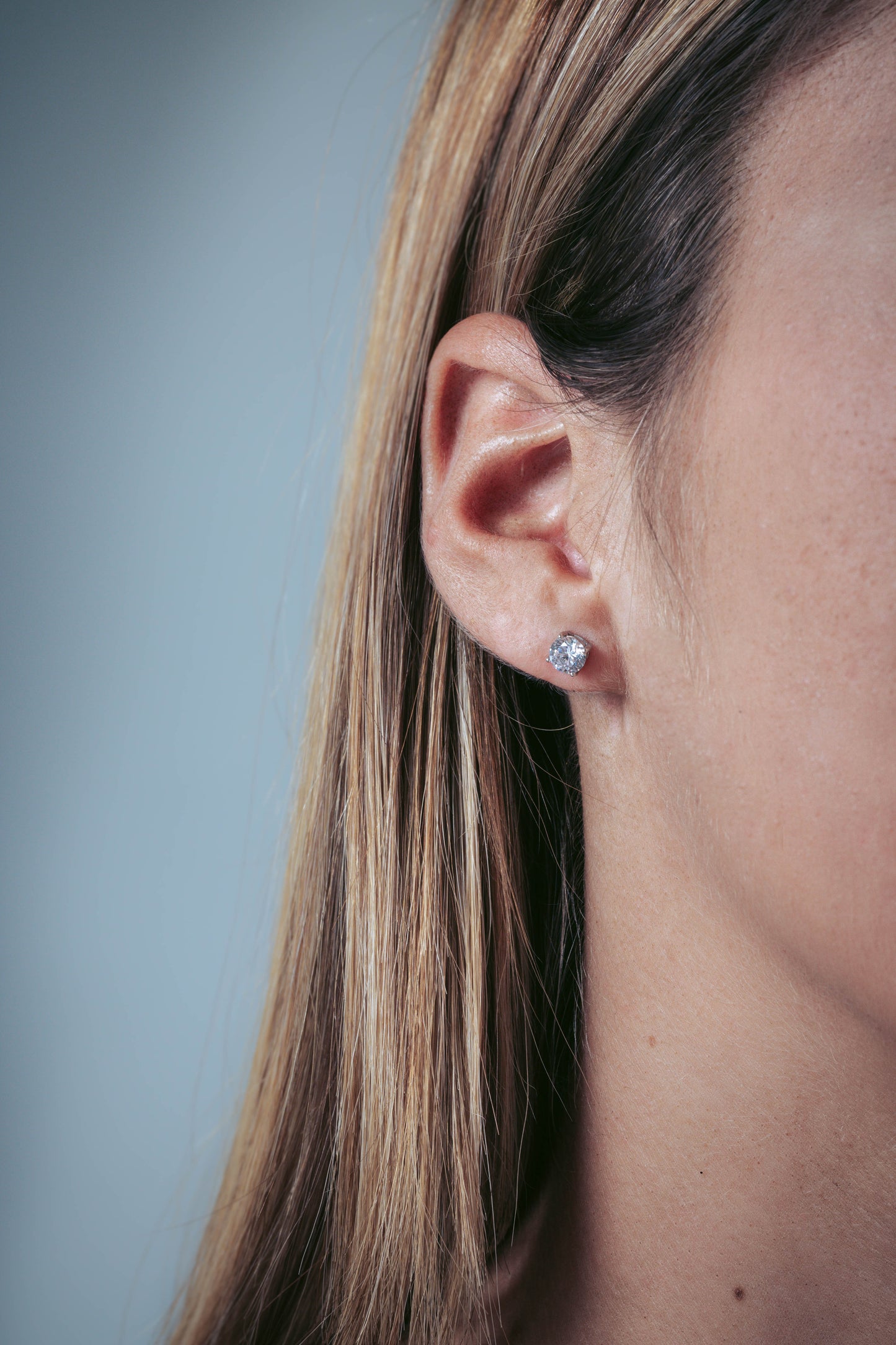 GEORGINI 5MM CLEAR ROUND STUD