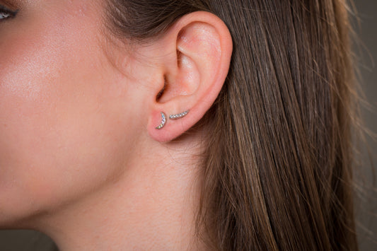 SUMMER SORBET NEAPOLITAN NIGHTS MULTI COLOURED EARRINGS SILVER