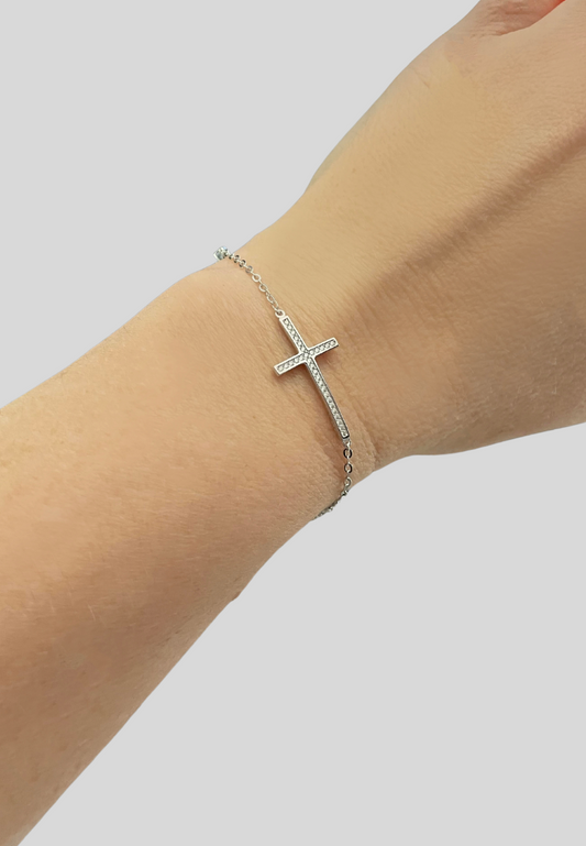 GEORGINI CROSS BRACELET