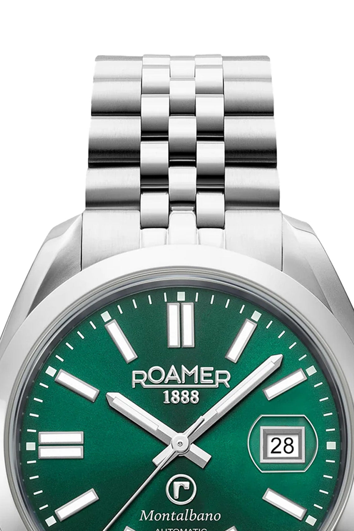 Roamer Montalbano Gents 41mm Green Dial Stainless Steel Strap Watch