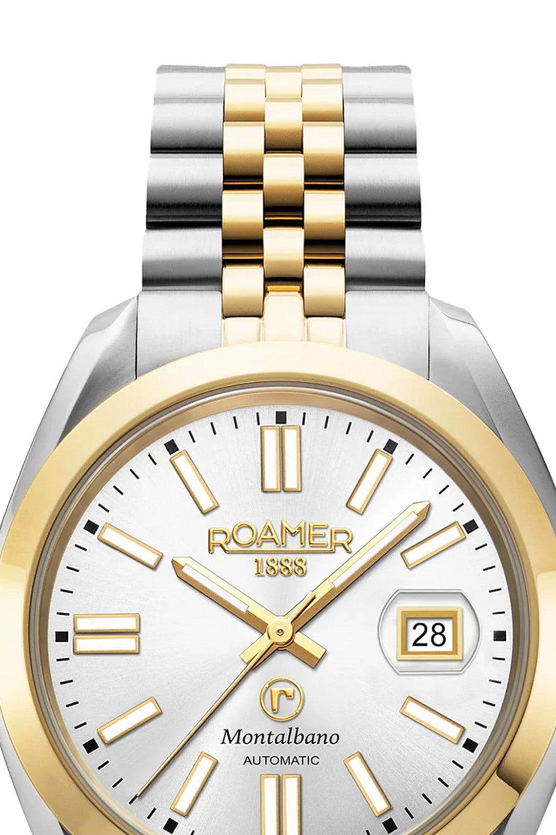 Roamer Montalbano Gents 41mm Two Tone Stainless Steel Strap Watch