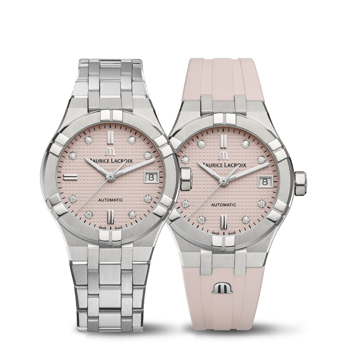 Maurice Lacroix Swiss Made AIKON Automatic Limited Summer Edition 35mm Dual Strap Watch