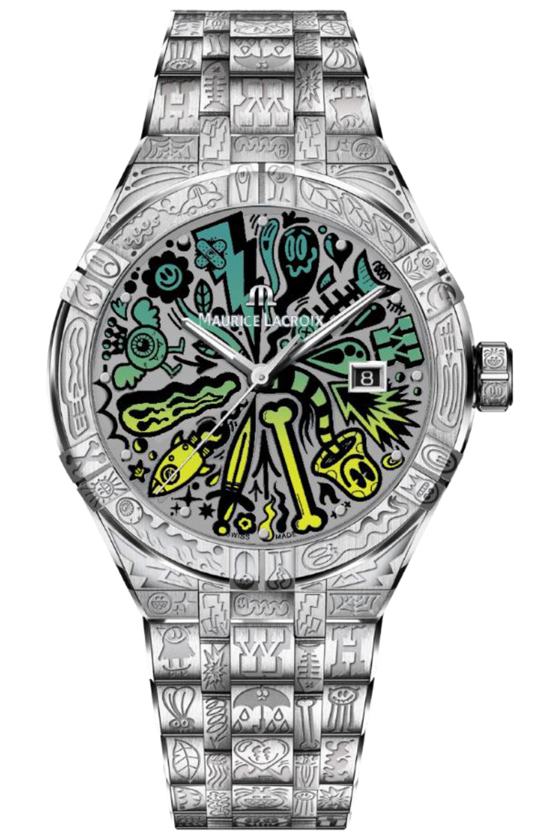 Maurice Lacroix Wotto Urban Tribe Limited Edition 42mm Automatic Stainless Steel Strap Watch