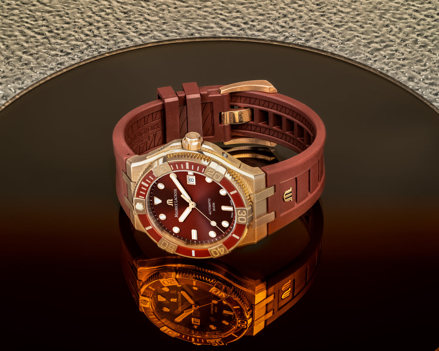 Maurice Lacroix Swiss Made AIKON Venturer Asia Special Edition 43mm Dual Strap Watch