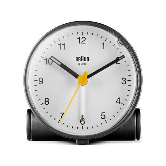 Braun Classic Analogue White Dial Alarm Clock