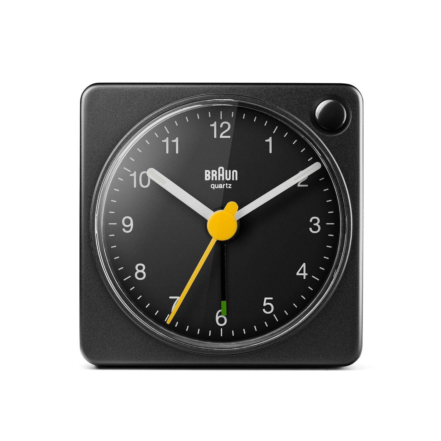 Braun Classic Travel Analogue Alarm Clock Black