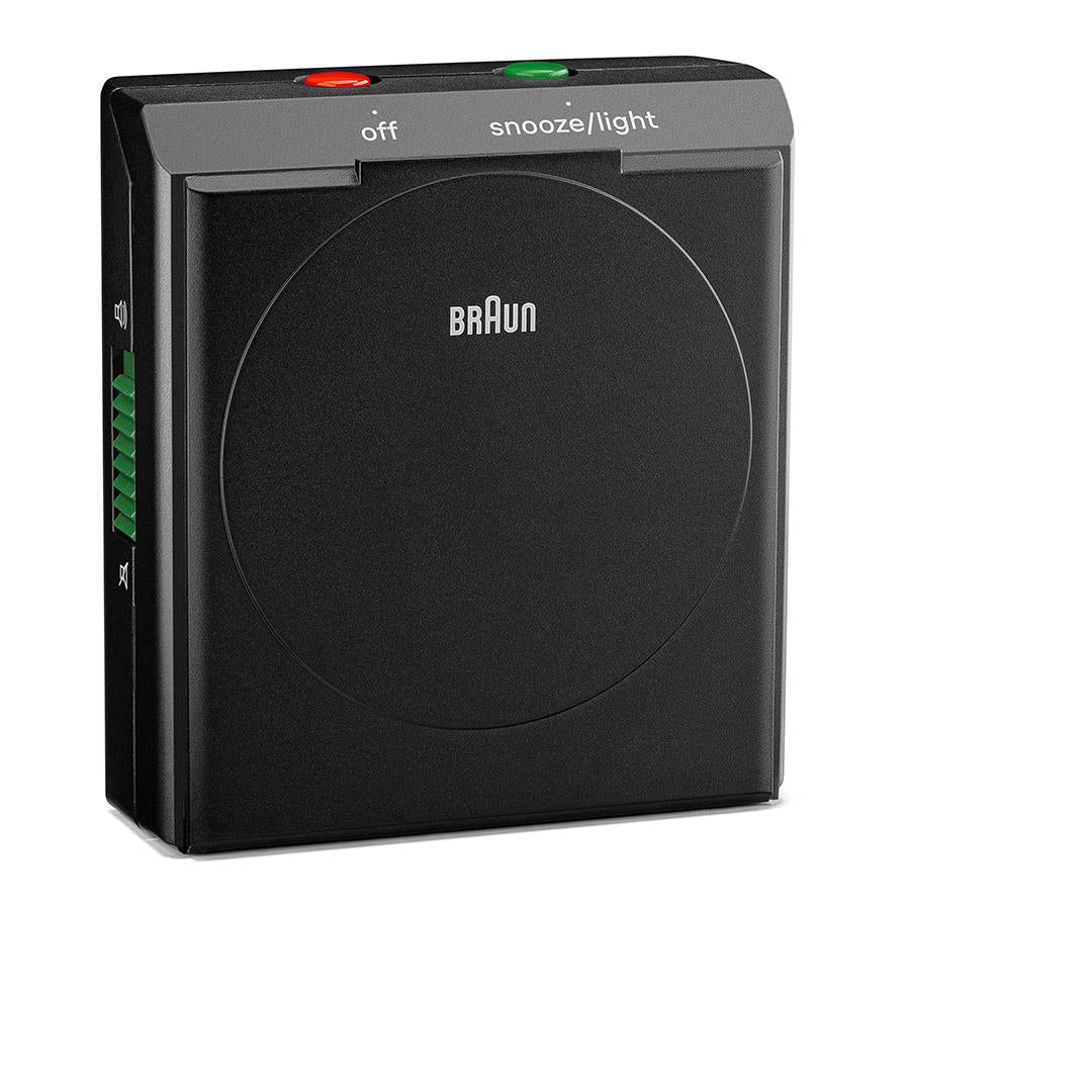 Braun Black Classic Travel Analogue Alarm Clock