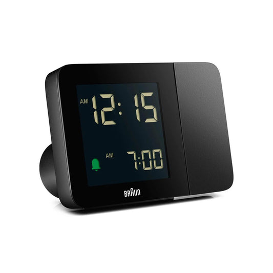 Braun Black Digital Projection Alarm Clock