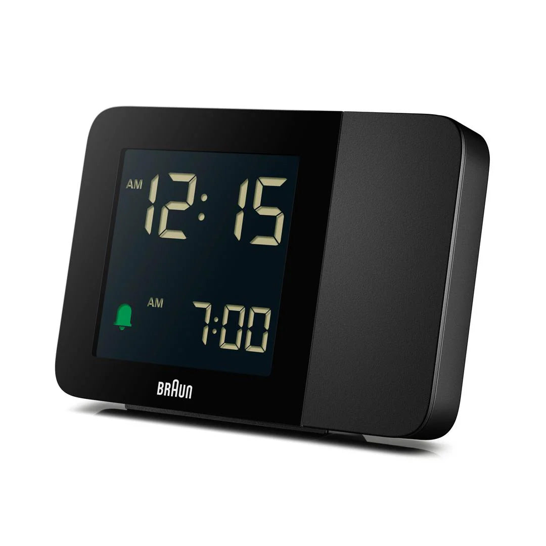 Braun Black Digital Projection Alarm Clock