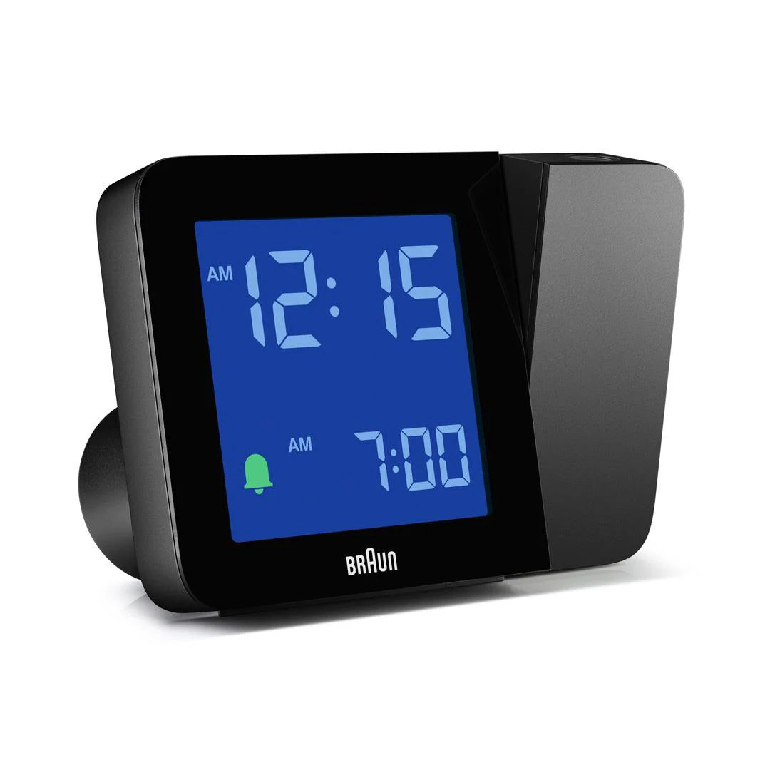 Braun Black Digital Projection Alarm Clock