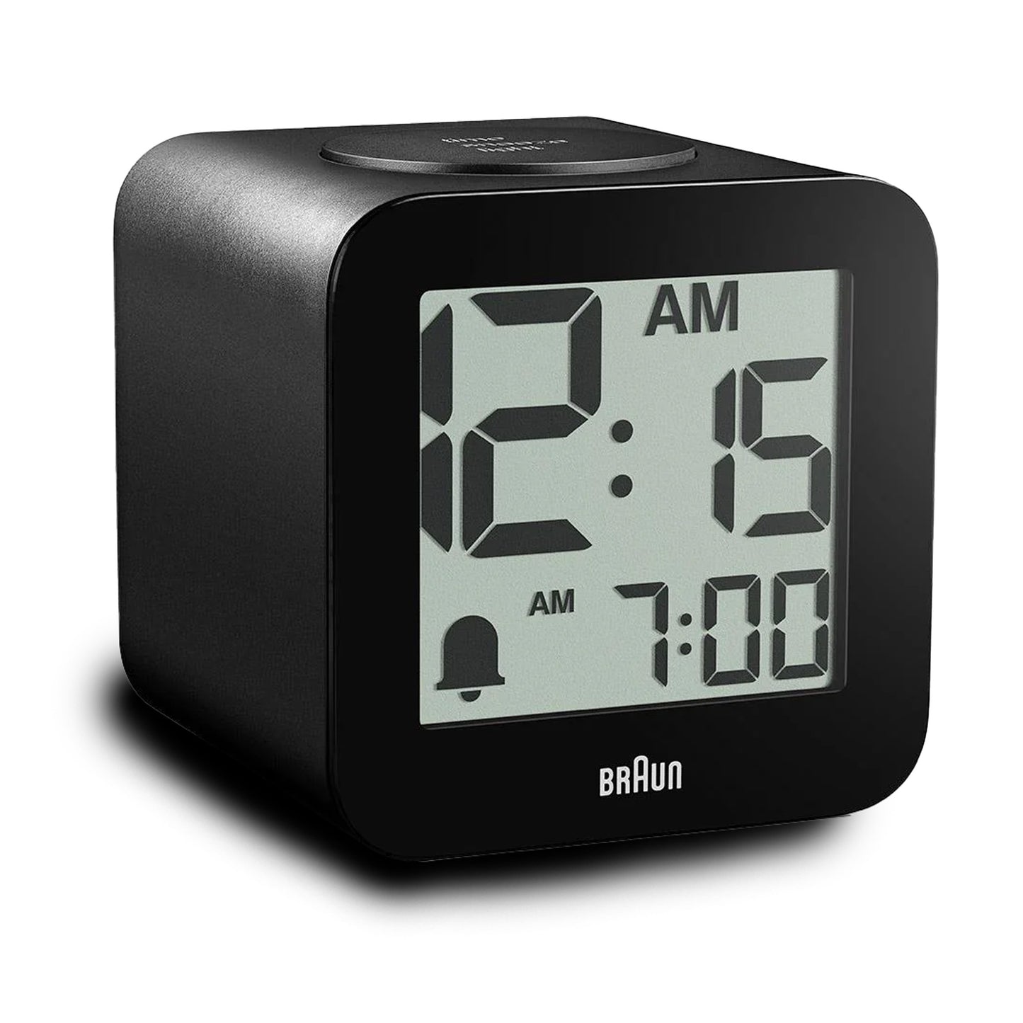 Braun Black Time Speaking Digital Alarm Clock