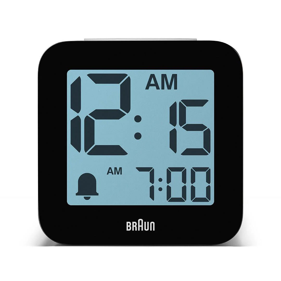 Braun White Time Speaking Digital Alarm Clock