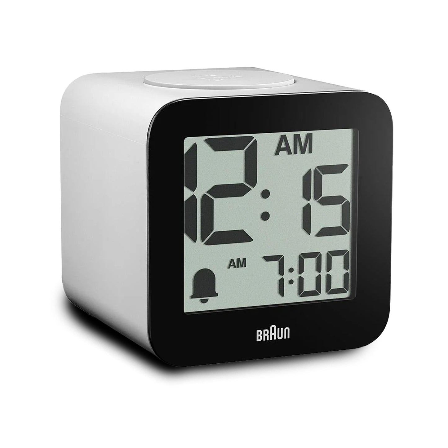 Braun White Time Speaking Digital Alarm Clock