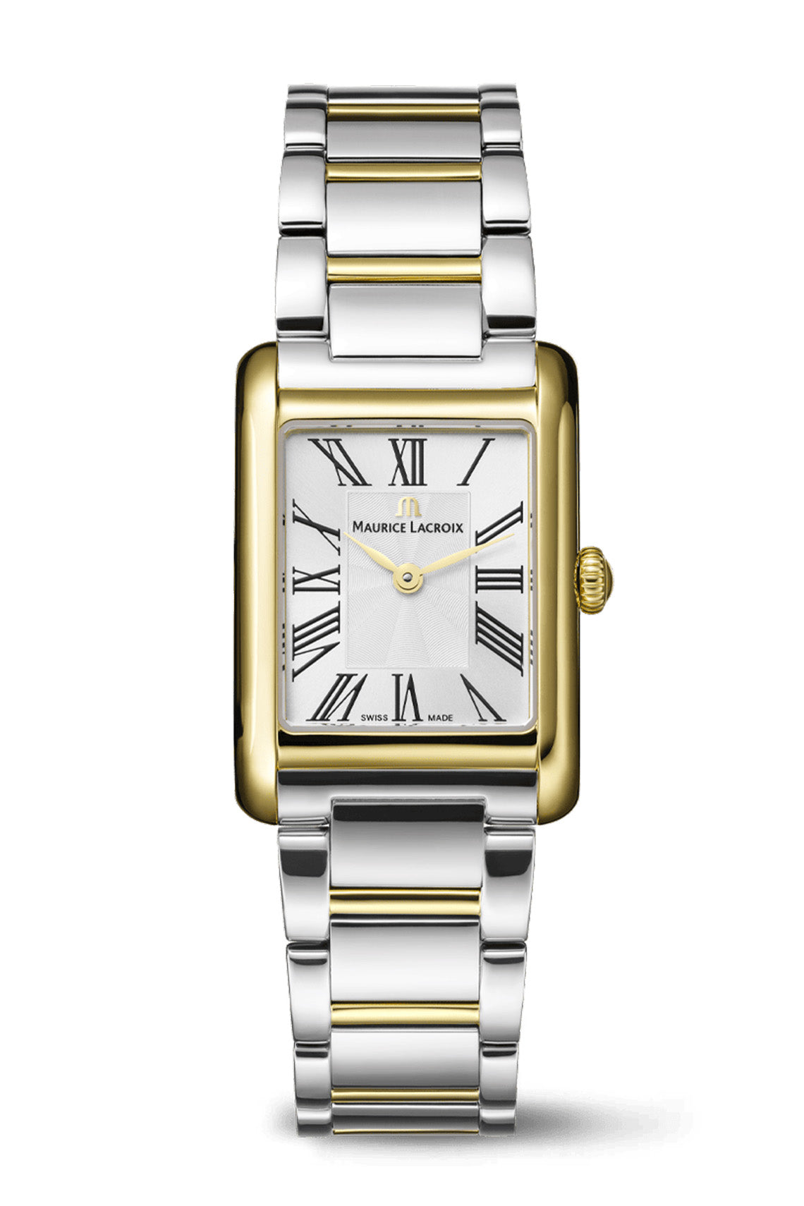 Maurice Lacroix Fiaba Square 24mm Two-tone Stainless Steel Strap Watch