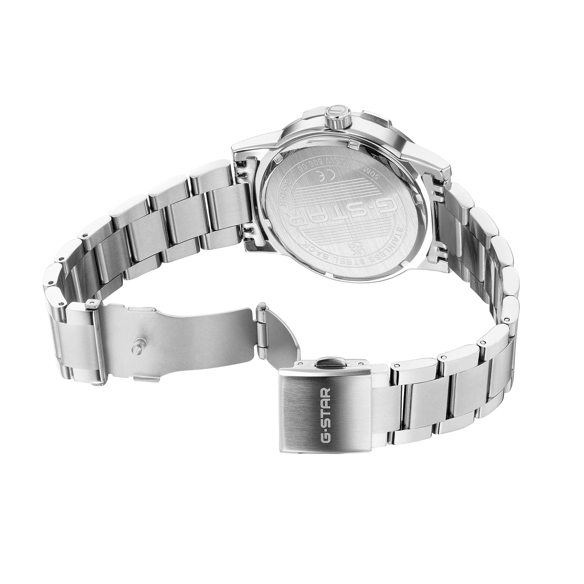 G-STAR Constructed Bold Silver Tone Watch