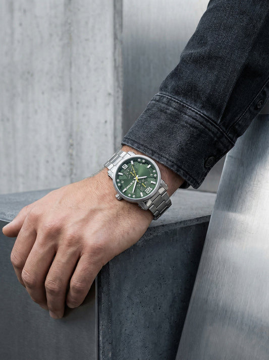 G-STAR Rovic Silver Multifunction Watch