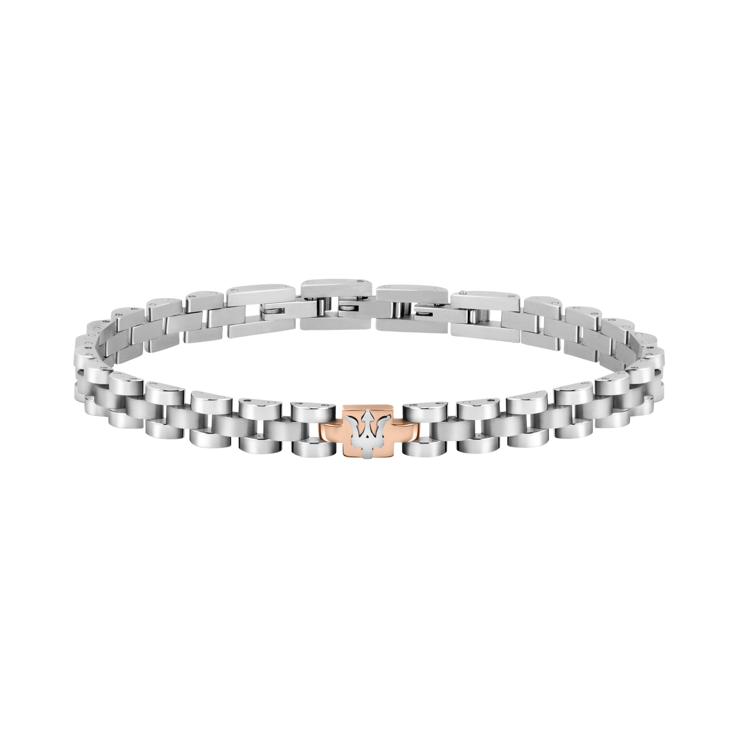 Maserati Silver and Rose Gold Jewels Bracelet