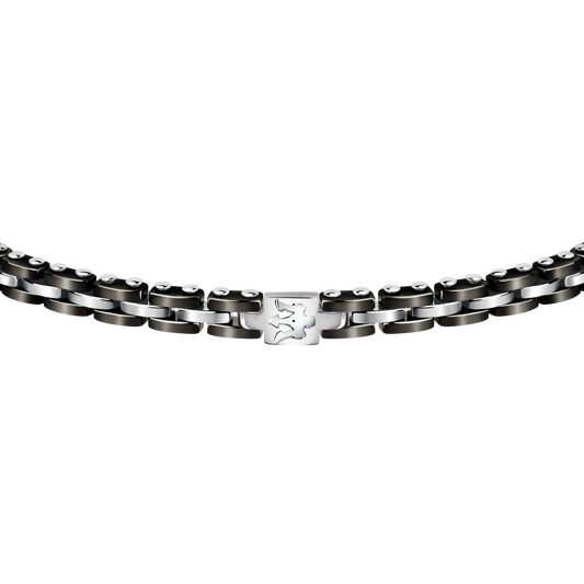 Maserati Ceramic Black and Silver Bracelet