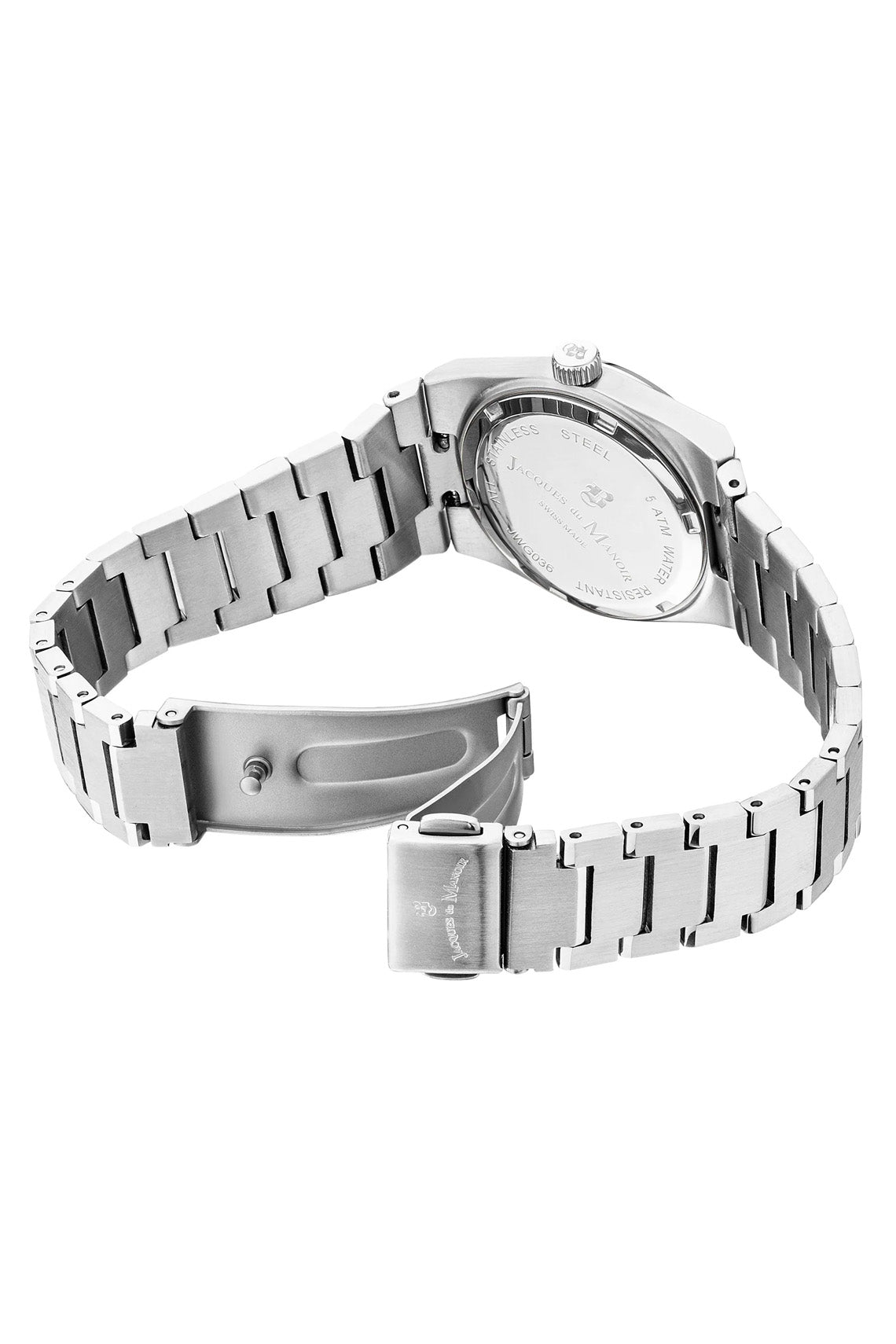 JDM Horizon Ladies 31mm 50m Black Dial Stainless Steel Strap Watch