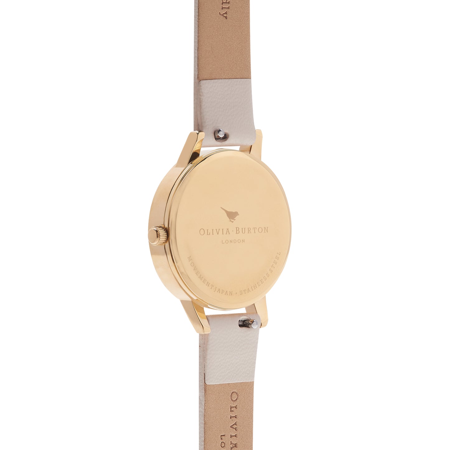 Olivia Burton Vegan Friendly Vegan Nude Leather Strap Watch