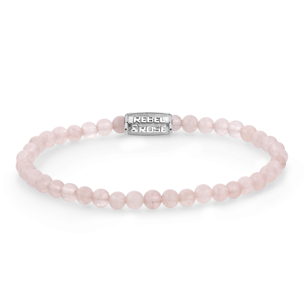 Rebel and Rose Pink Rose 4mm Bracelet