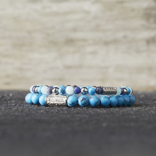 Rebel and Rose Blue Summer Vibes II 4mm Bracelet