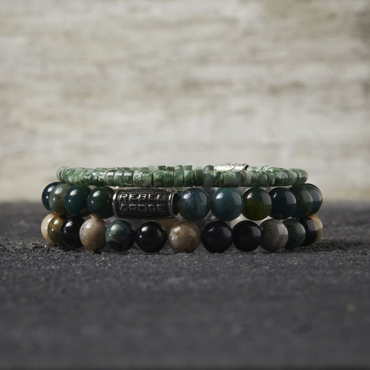 Rebel and Rose Slices - The Green Deal 4mm Bracelet