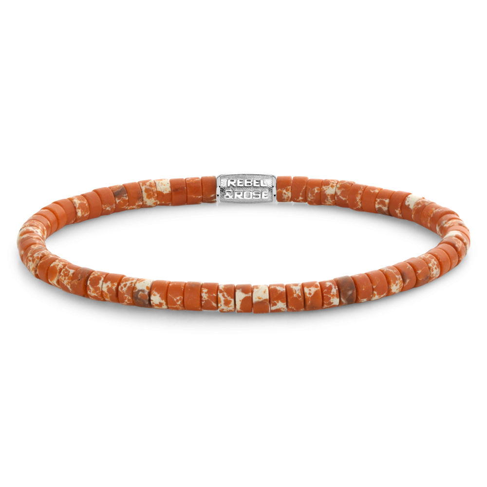 Rebel and Rose Slices - Apples of Orange 4mm Bracelet