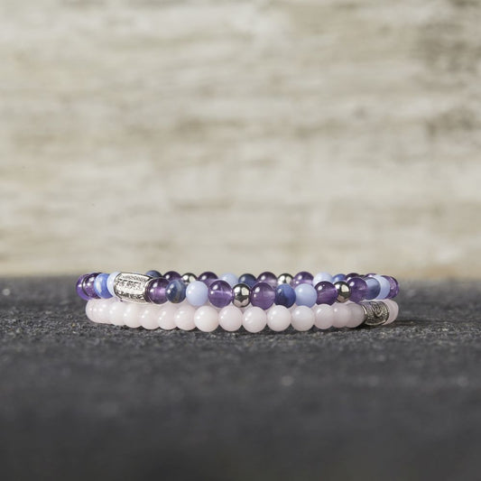 Rebel and Rose Are Violets Blue? 4mm Bracelet
