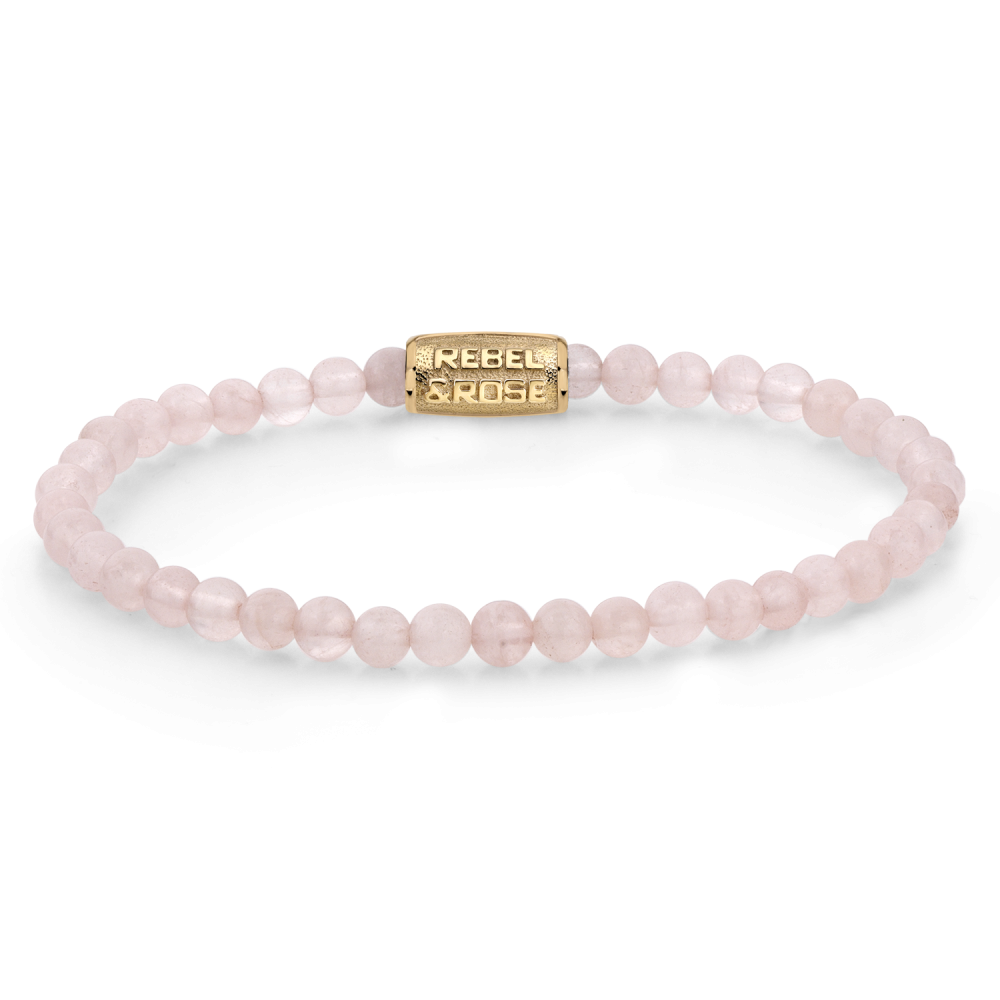 Rebel and Rose Pink Rose Gold 4mm Bracelet