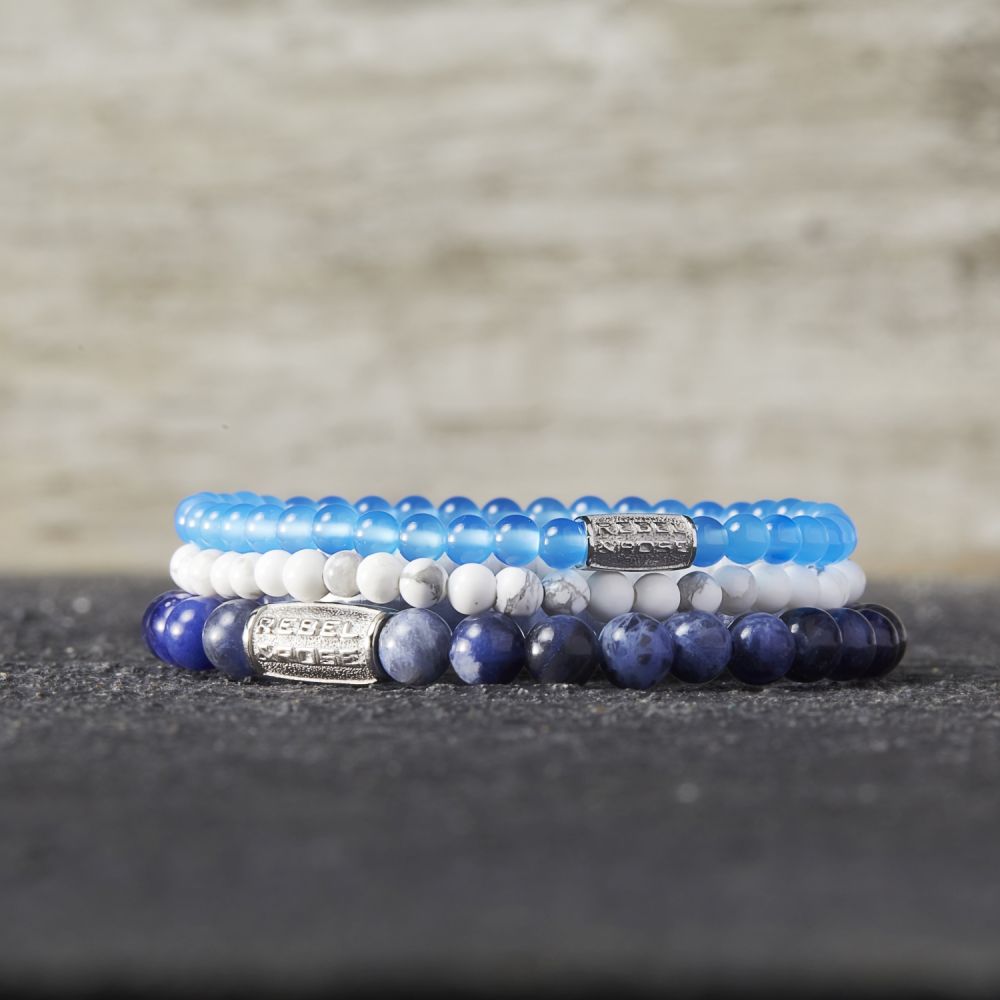 Rebel and Rose Brightening Blue 4mm Bracelet