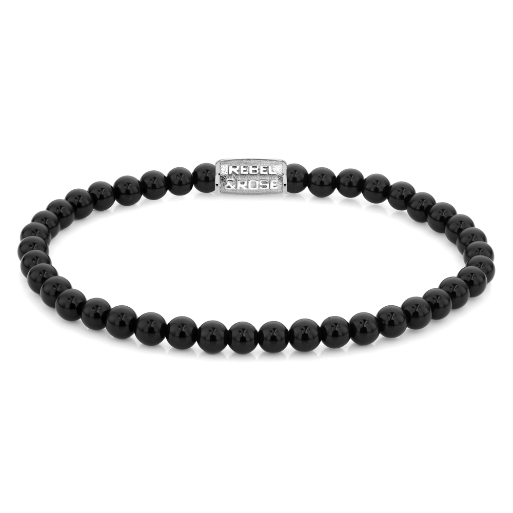 Rebel and Rose Black Velvet 4mm Bracelet