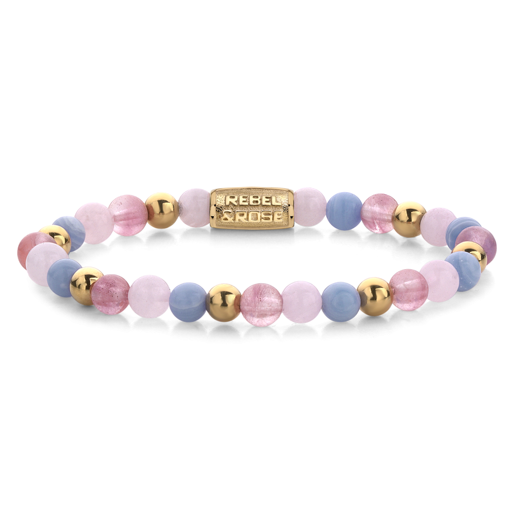 Rebel and Rose Pink Summer Vibes II 6mm Bracelet