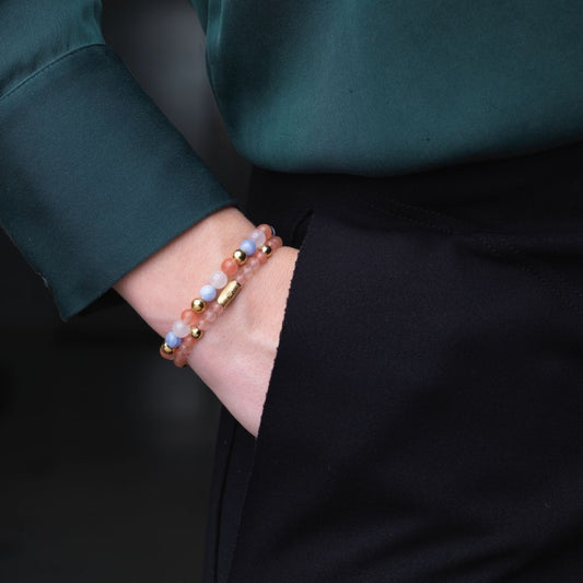 Rebel and Rose Pink Summer Vibes II 6mm Bracelet