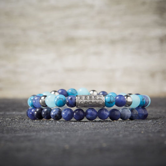 Rebel and Rose Blue Summer Vibes 6mm Bracelet