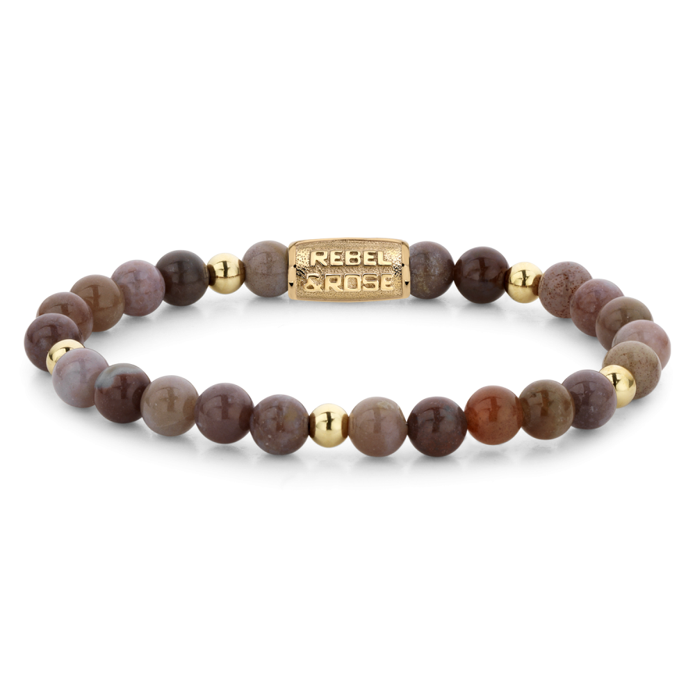 Rebel and Rose Indian Spring Yellow Gold Plated Bracelet