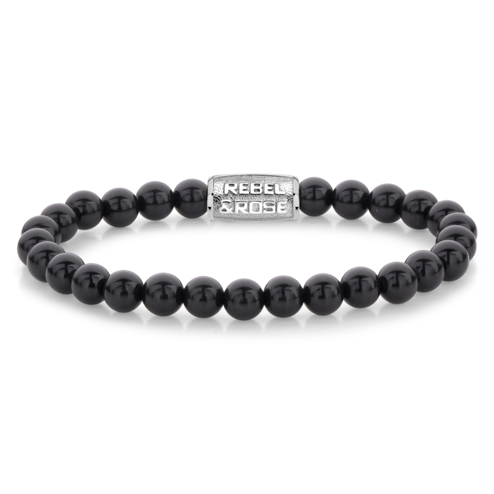 Rebel and Rose Black Velvet 6mm Bracelet