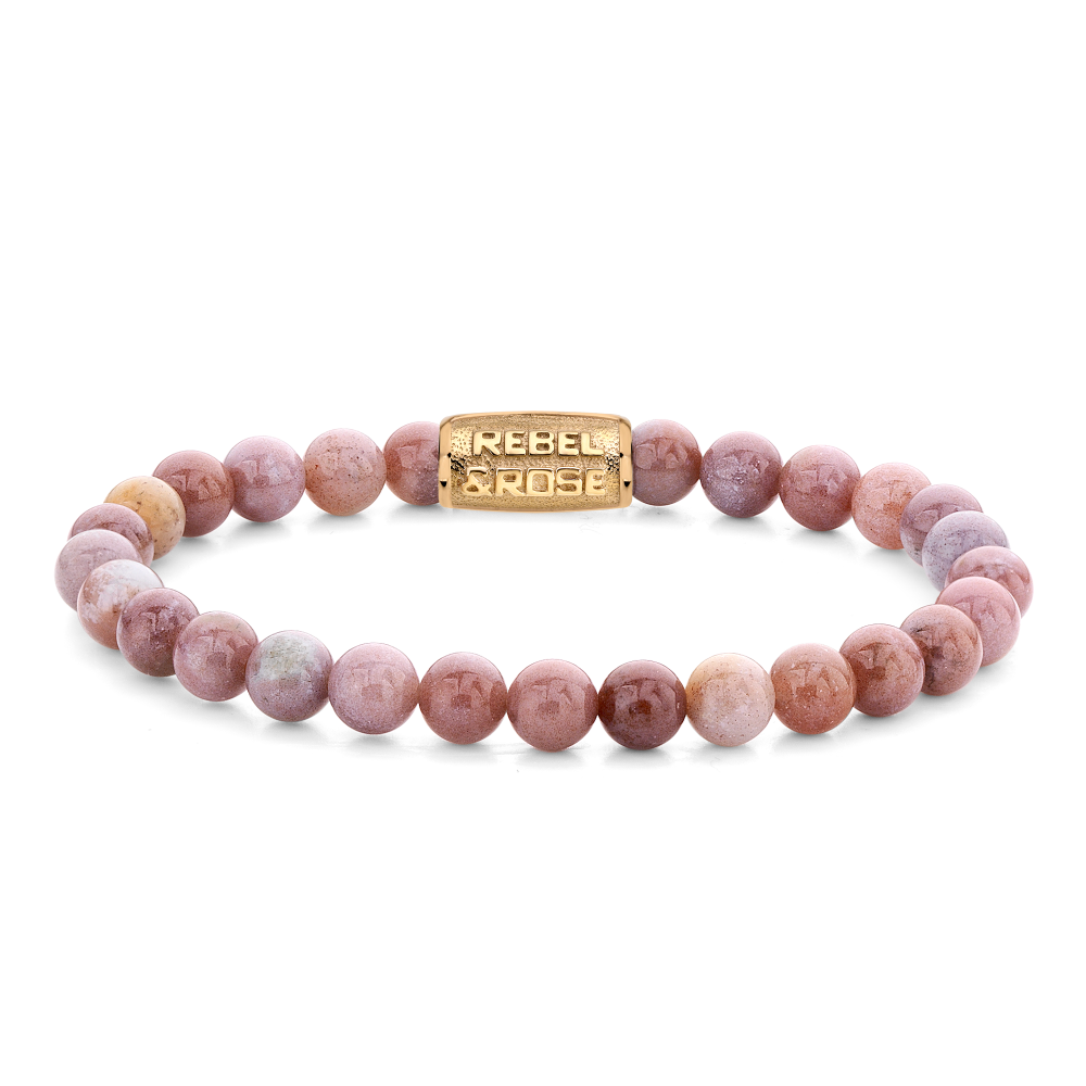 Rebel and Rose Rose Garden Gold 6mm Bracelet