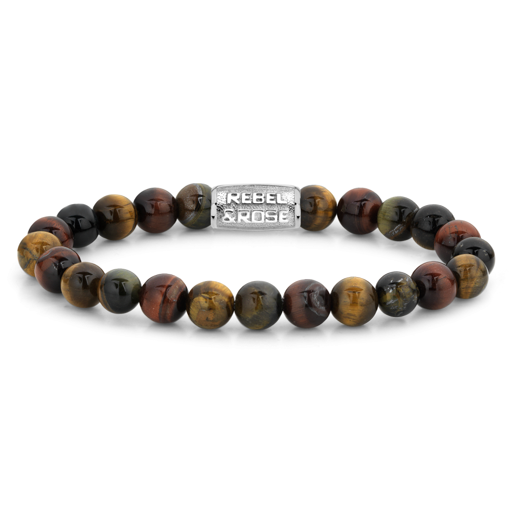 Rebel and Rose Who's Afraid of the Tiger 8mm Bracelet