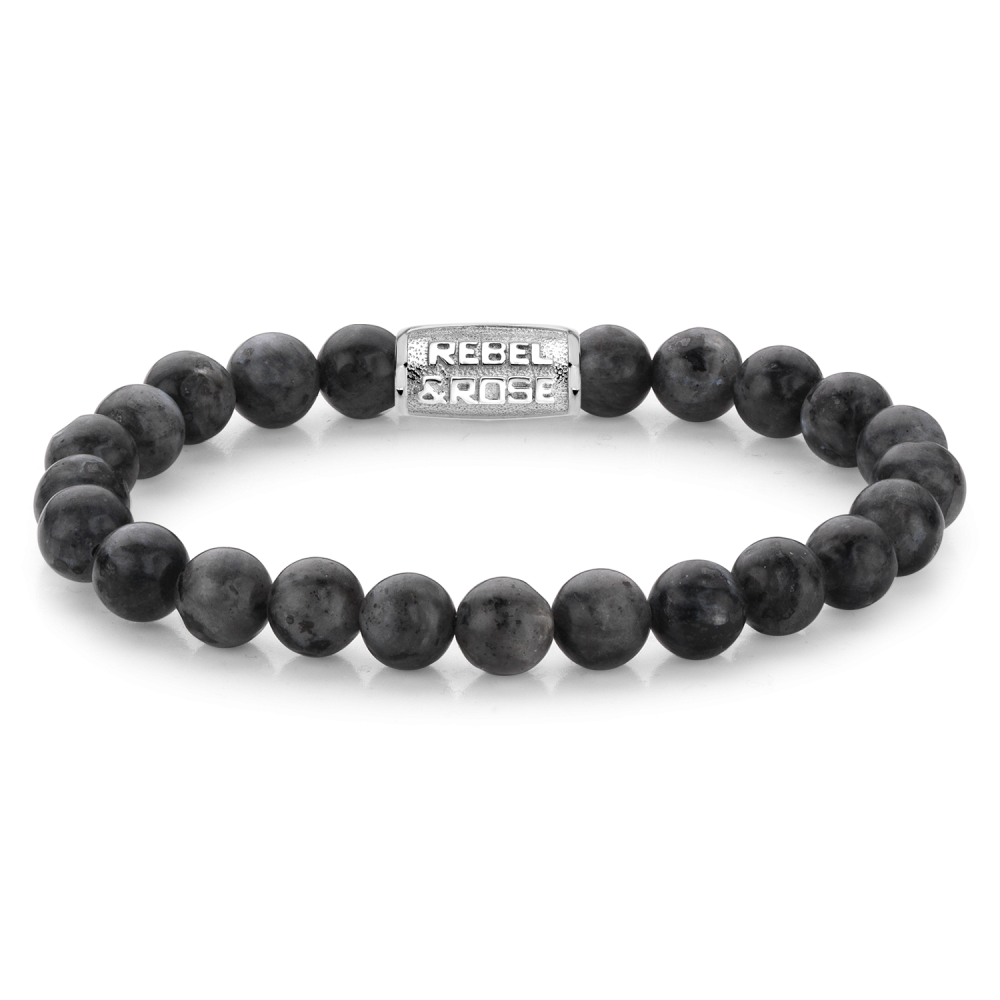 Rebel and Rose Grey Seduction 8mm Bracelet