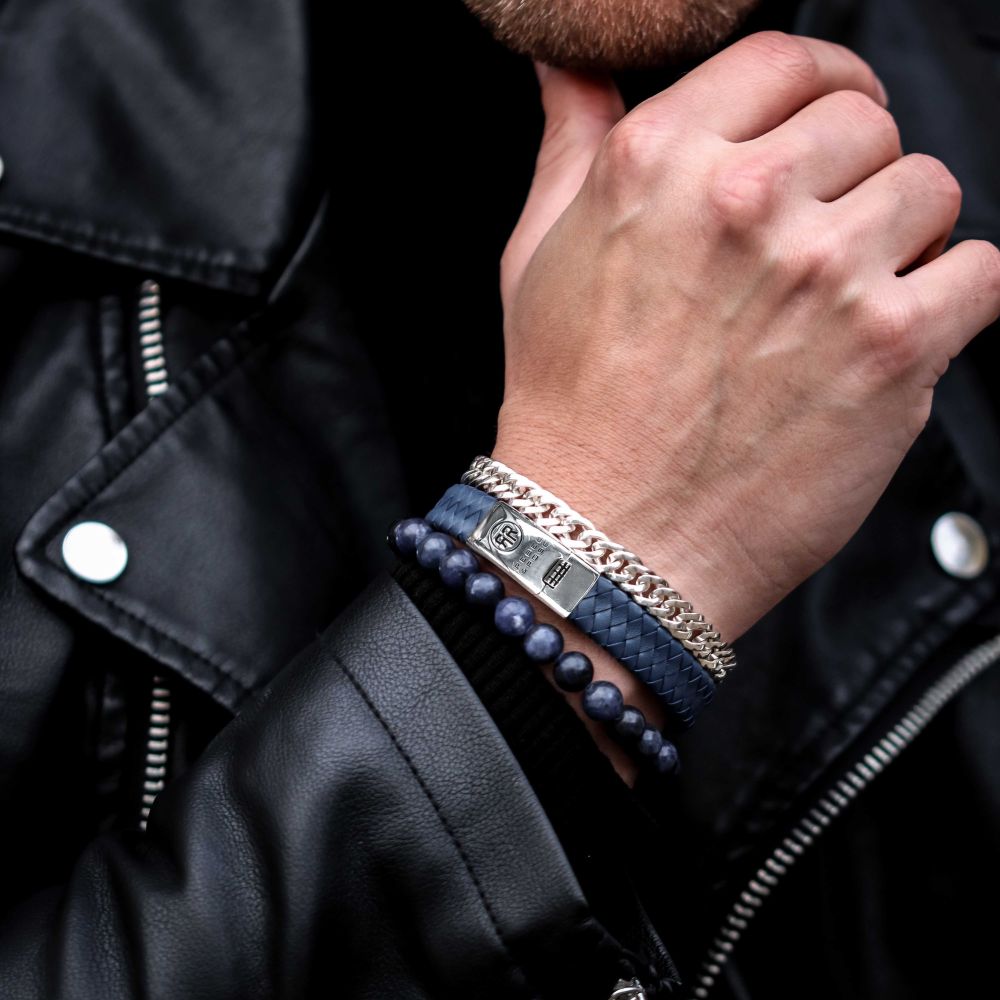 Rebel and Rose Midnight Blue Vintage 8mm Bracelet